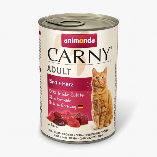 Animonda Cat Dose Carny Adult Rind & Herz - 400 g Animonda Cat Dose Carny Adult Rind & Herz - 400 g