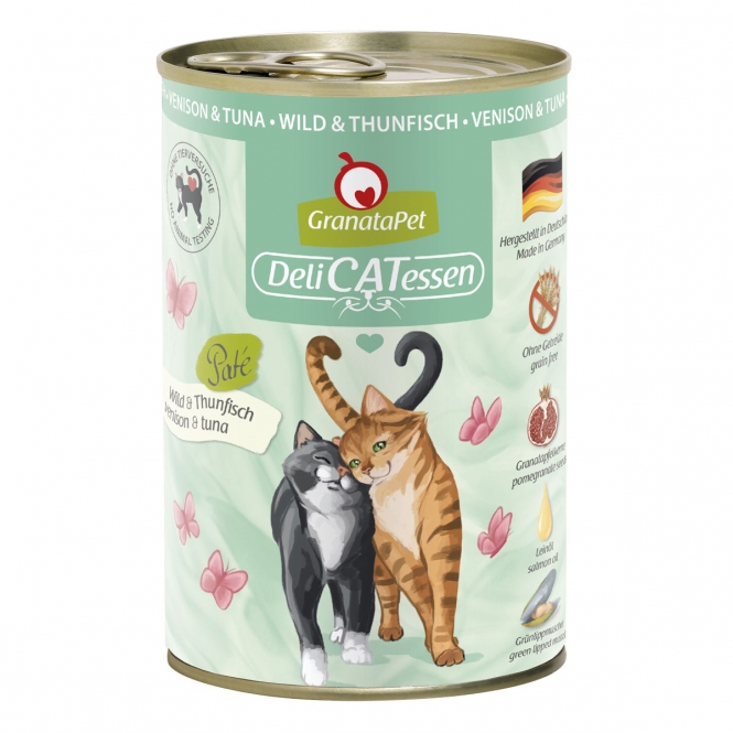 GranataPet Delicatessen Dose Wild & Thunfisch - 400 g GranataPet Delicatessen Dose Wild & Thunfisch - 400 g