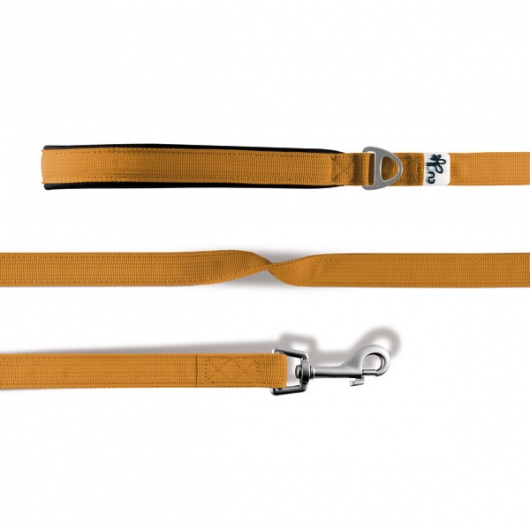 Curli Basic Leine Nylon - Orange - 140cm/1,5cm Curli Basic Leine Nylon - Orange - 140cm/1,5cm