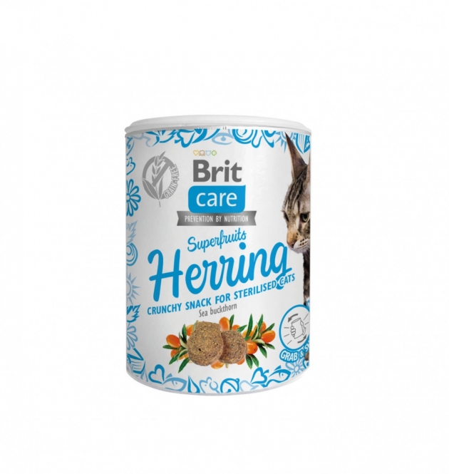 Brit Care Cat Snack Superfruits - Herring 100g Brit Care Cat Snack Superfruits - Herring 100g