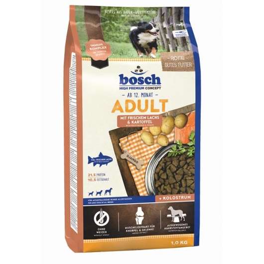 Bosch Adult Lachs & Kartoffel - 1 Kg Bosch Adult Lachs & Kartoffel - 1 Kg