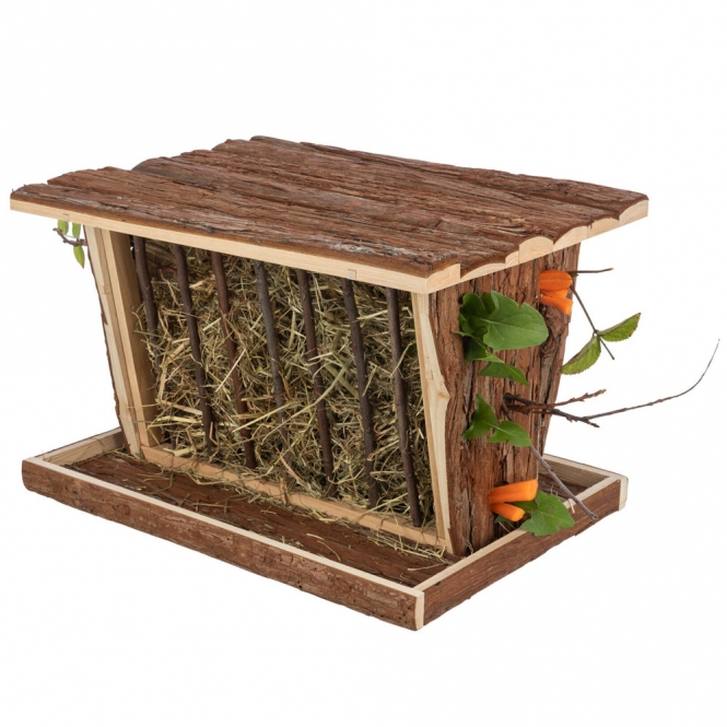 Trixie Heuraufe zum Aufstellen - 40 × 22 × 30 cm Trixie Heuraufe zum Aufstellen - 40 × 22 × 30 cm