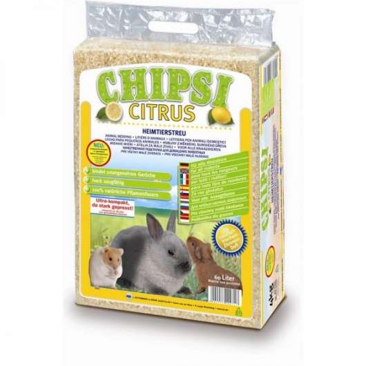Chipsi Einstreu Citrus 60ltr Chipsi Einstreu Citrus 60ltr