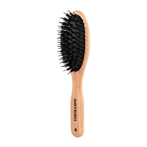 ARTERO® Nylonborstenbürste 'Nova' mit Bambusgriff für langes Fell