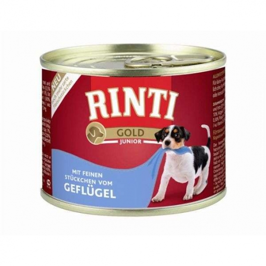 Rinti Gold Junior 185g - Geflügelhäppchen Rinti Gold Junior 185g - Geflügelhäppchen