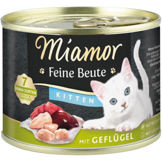 Miamor Dose Feine Beute Kitten Geflügel - 185g Miamor Dose Feine Beute Kitten Geflügel - 185g