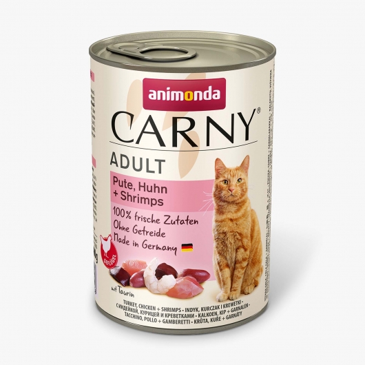 Animonda Cat Dose Carny Adult Pute & Huhn & Shrimps - 400 g Animonda Cat Dose Carny Adult Pute & Huhn & Shrimps - 400 g