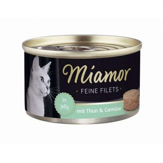 Miamor Feine Filets 100g - Heller Thunfisch & Gemüse Miamor Feine Filets 100g - Heller Thunfisch & Gemüse
