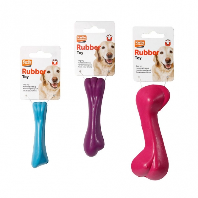 Karlie Flamingo Vollgummi-Knochen - 10 cm Karlie Flamingo Vollgummi-Knochen - 10 cm