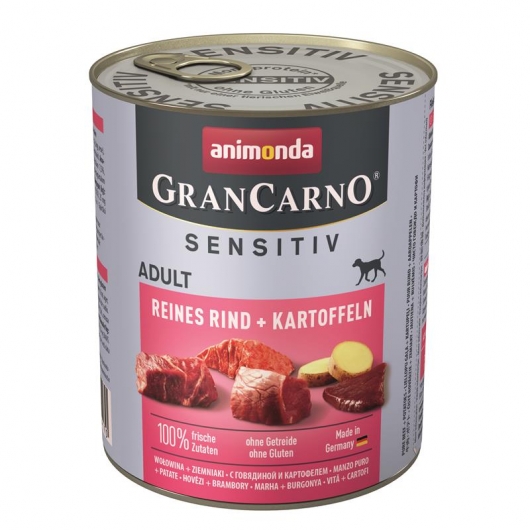 Animonda GranCarno Adult Sensitive Rind & Kartoffeln 800 g Animonda GranCarno Adult Sensitive Rind & Kartoffeln 800 g