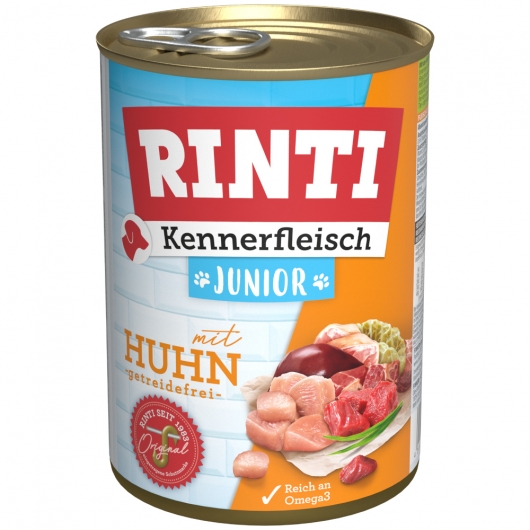 Rinti Kennerfleisch Junior Huhn 400g Rinti Kennerfleisch Junior Huhn 400g