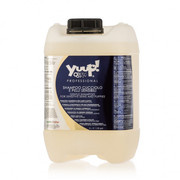 Yuup!® Professionelles mildes Hundeshampoo für Welpen und sensible Haut 5000ml
