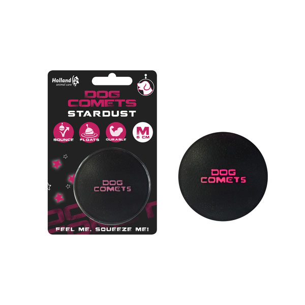Dog Comets Ball Stardust - Schwarz/Rosa Dog Comets Ball Stardust - Schwarz/Rosa