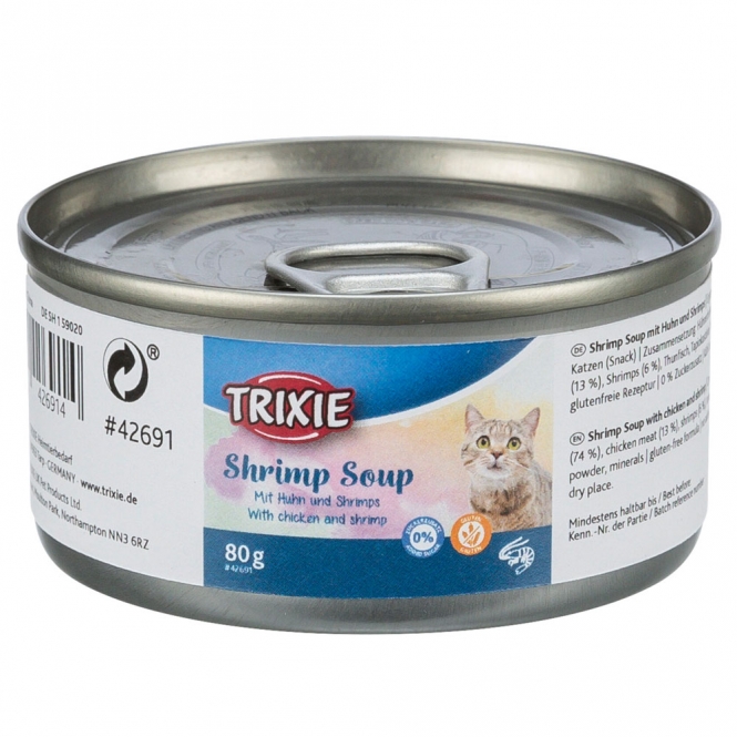Trixie Soup mit Huhn & Shrimps - 80g Trixie Soup mit Huhn & Shrimps - 80g