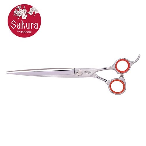 Ibanez® SAKURA Kollektion Ergonomische gerade Hundeschere 'Hanami'