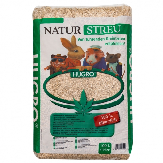 Hugro Hanfeinstreu - 100 Liter Hugro Hanfeinstreu - 100 Liter