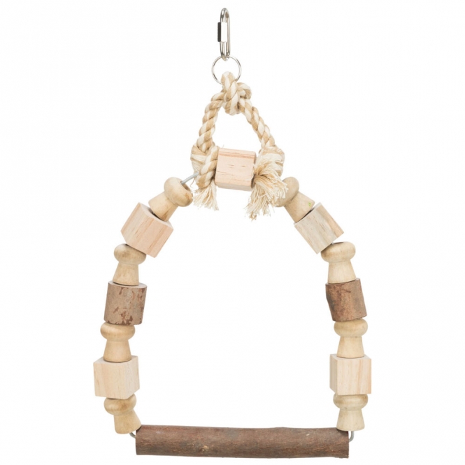 Trixie Bogenschaukel mit Holzklötzen - Groß Trixie Bogenschaukel mit Holzklötzen - Groß