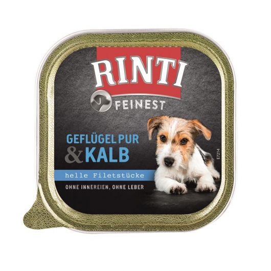 Rinti Schale Feinest Geflügel Pur & Kalb 150g Rinti Schale Feinest Geflügel Pur & Kalb 150g