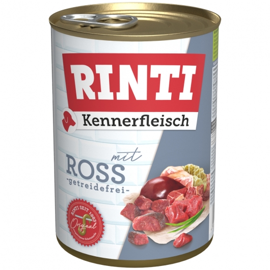 Rinti Kennerfleisch mit Ross 400 g Rinti Kennerfleisch mit Ross 400 g