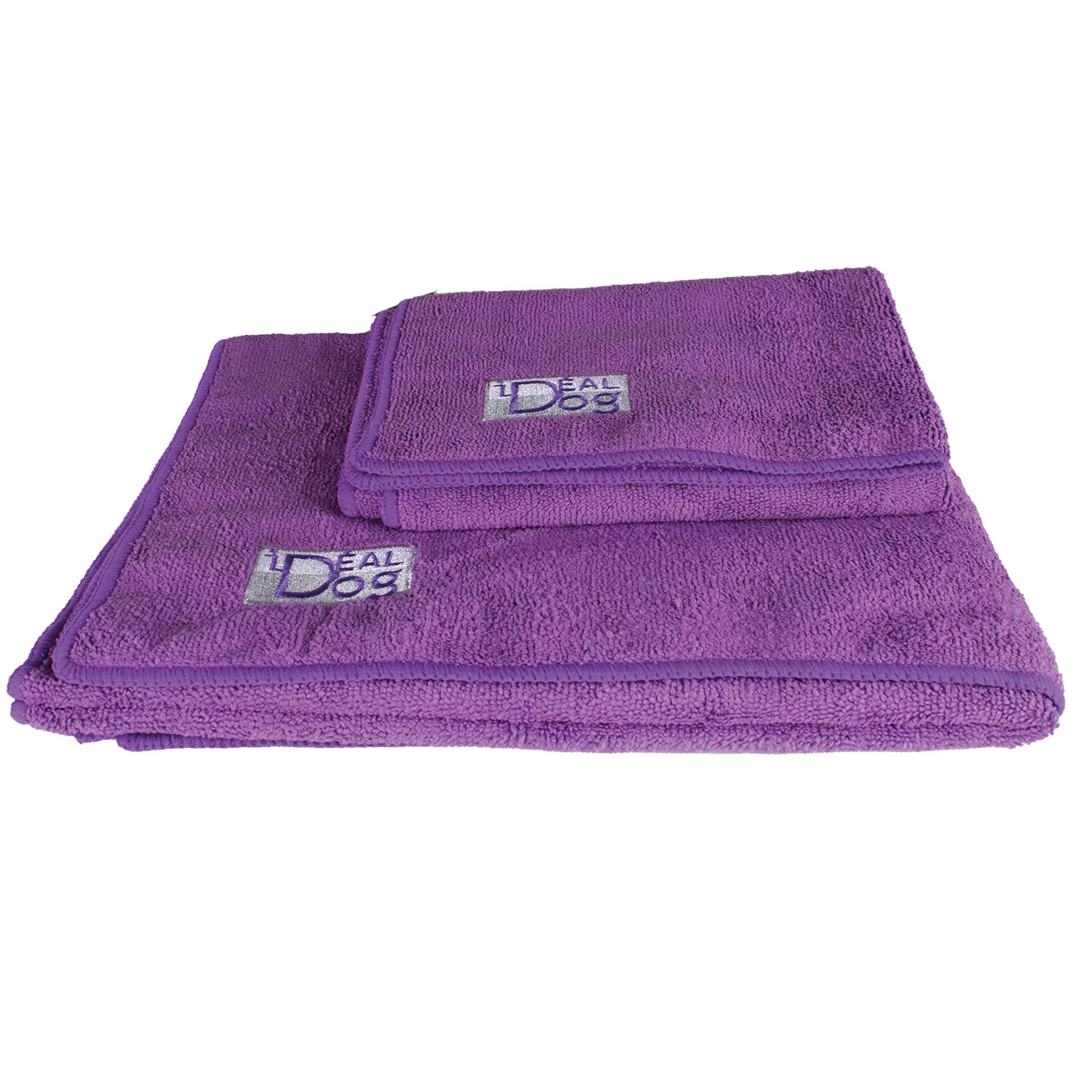 IdealDog® Mikrofaser-Hundetuch 100 x 60 cm (2 Stück im Set) 