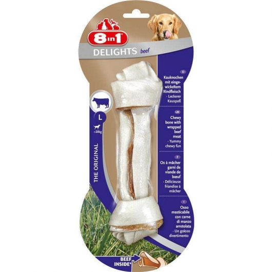8in1 Delights Beef Kauknochen L 8in1 Delights Beef Kauknochen L