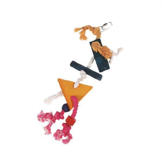 Karlie Flamingo Vogelspielzeug Holz mit Seil Karlie Flamingo Vogelspielzeug Holz mit Seil