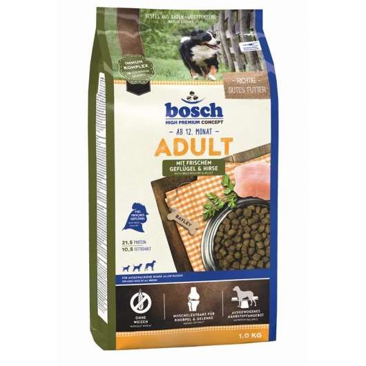 Bosch Adult Geflügel & Hirse - 1 Kg Bosch Adult Geflügel & Hirse - 1 Kg