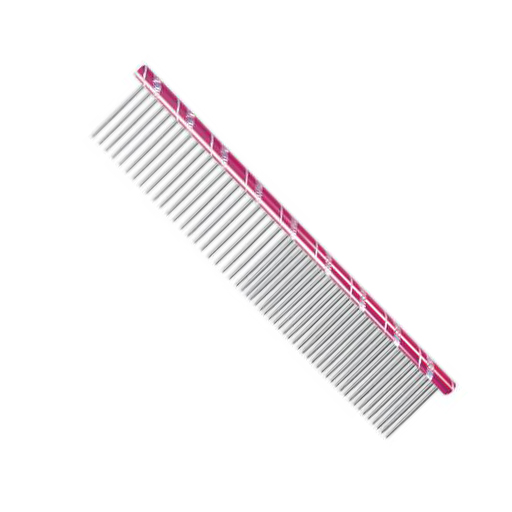 Doppelseitiger Frisier-Hundekamm 16 cm rot Doppelseitiger Frisier-Hundekamm 16 cm rot