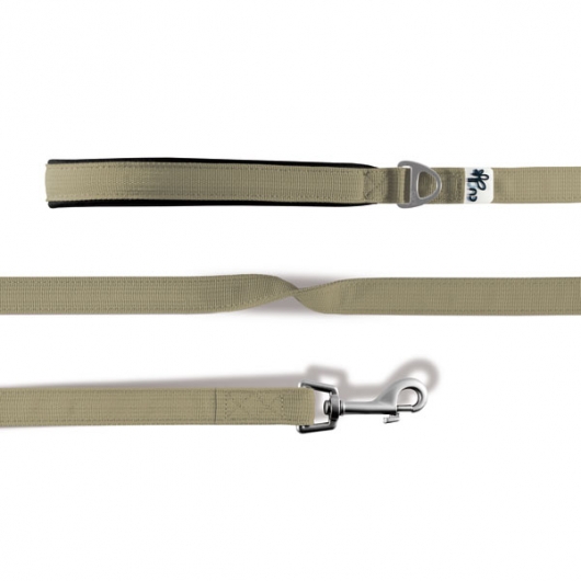 Curli Basic Leine Nylon - Tan - 140cm/1,5cm Curli Basic Leine Nylon - Tan - 140cm/1,5cm