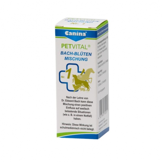 Canina Pharma Petvital Bachblüten Nr. 1 - Notfall 10g Canina Pharma Petvital Bachblüten Nr. 1 - Notfall 10g