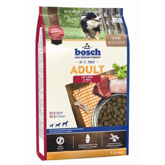 Bosch Adult Lamm & Reis - 3 Kg Bosch Adult Lamm & Reis - 3 Kg