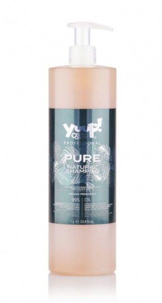 Yuup!® Natürliches Hundeshampoo „PURE' – hypoallergen, vegan & parfümfrei 1000 ml