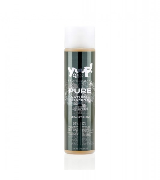 Yuup!® Natürliches Hundeshampoo „PURE' – hypoallergen, vegan & parfümfrei 250 ml