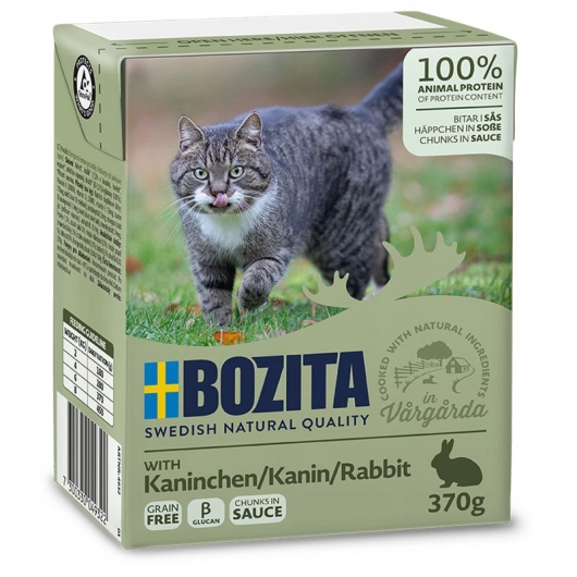 Bozita Cat Tetra Recard Häppchen in Soße Kaninchen 370g Bozita Cat Tetra Recard Häppchen in Soße Kaninchen 370g