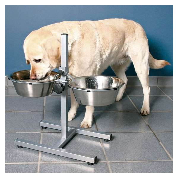 Trixie Hundebar mit Edelstahlnäpfen - 2 x 4,5 l Trixie Hundebar mit Edelstahlnäpfen - 2 x 4,5 l