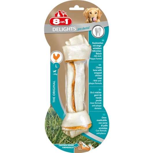 8in1 Dental Delights Kauknochen L 8in1 Dental Delights Kauknochen L