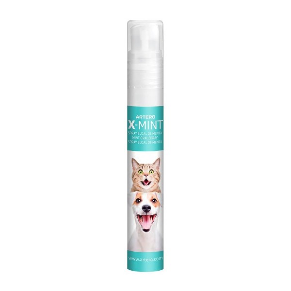 ARTERO® Hygiene-Mundspray ' X-Mint' Spray gegen Mundgeruch bei Hunden ARTERO® Hygiene-Mundspray ' X-Mint' Spray gegen Mundgeruch bei Hunden