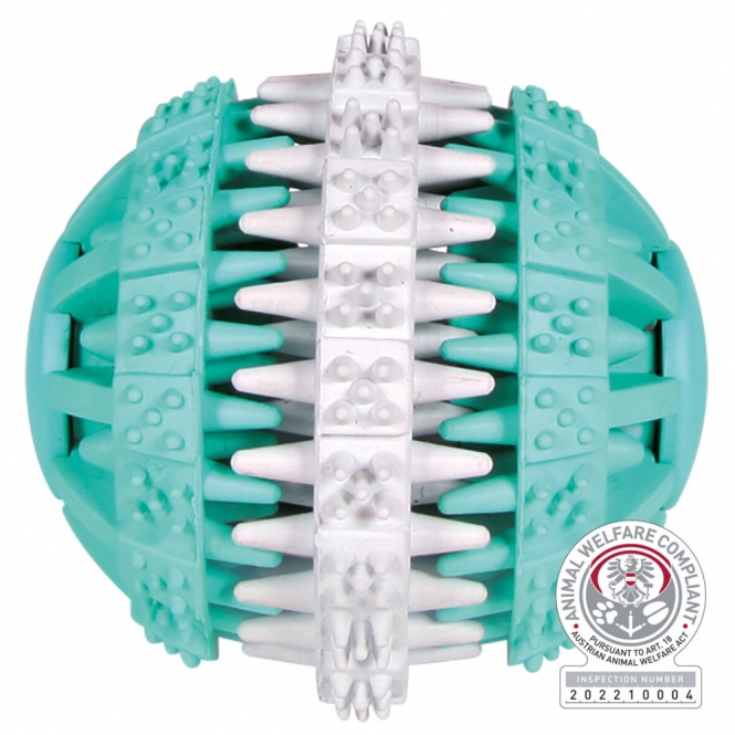 Trixie Denta Fun Ball zweifarbig - 6 cm Trixie Denta Fun Ball zweifarbig - 6 cm