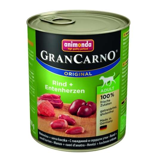 Animonda GranCarno Adult Rind & Entenherzen 800g Animonda GranCarno Adult Rind & Entenherzen 800g