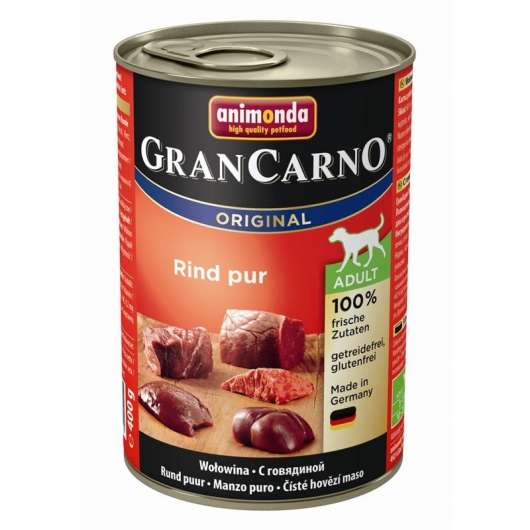 Animonda Dog Dose GranCarno Adult Rindfleisch pur 400g Animonda Dog Dose GranCarno Adult Rindfleisch pur 400g