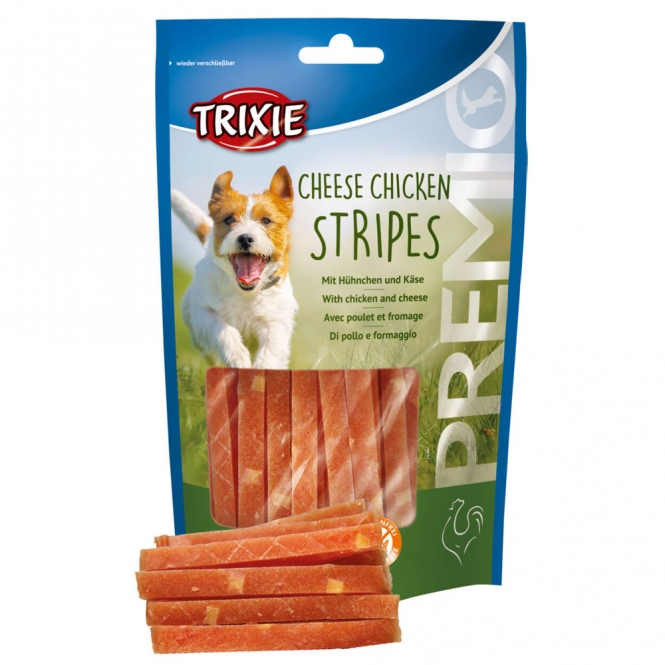 Trixie PREMIO Cheese Chicken Stripes - 100g Trixie PREMIO Cheese Chicken Stripes - 100g