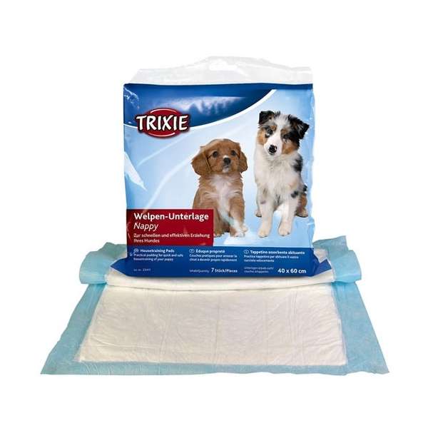 Trixie Welpen-Unterlage Nappy-Stubenrein 40x60cm - 7er Trixie Welpen-Unterlage Nappy-Stubenrein 40x60cm - 7er