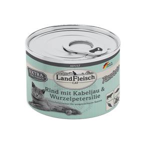 Landfleisch Cat Adult Pastete Rind, Kabeljau, Wurzelpetersilie - 195 g Landfleisch Cat Adult Pastete Rind, Kabeljau, Wurzelpetersilie - 195 g