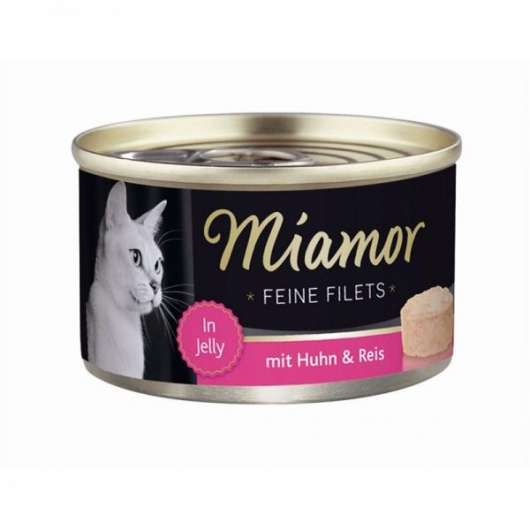 Miamor Feine Filets 100g - Filets Huhn & Reis Miamor Feine Filets 100g - Filets Huhn & Reis