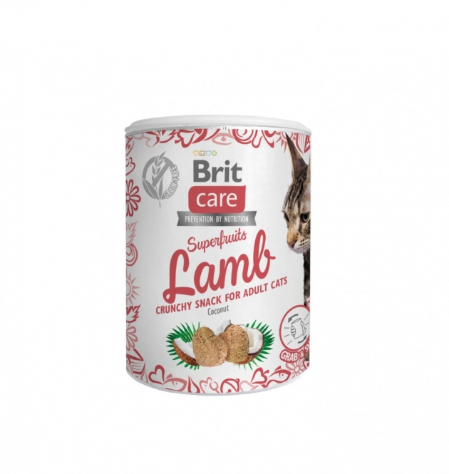 Brit Care Cat Snack Superfruits - Lamb 100g Brit Care Cat Snack Superfruits - Lamb 100g