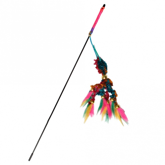 Karlie Flamingo Katzenangel mit Samtrute Karlie Flamingo Katzenangel mit Samtrute