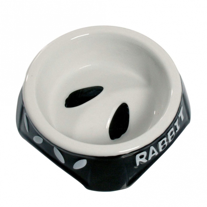 Karlie Kaninchen-Napf BLACK & WHITE Karlie Kaninchen-Napf BLACK & WHITE