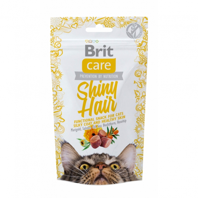 Brit Care Cat Snack Shiny Hair 50g Brit Care Cat Snack Shiny Hair 50g