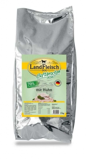 Landfleisch Softbrocken mit Huhn - 5 kg Landfleisch Softbrocken mit Huhn - 5 kg
