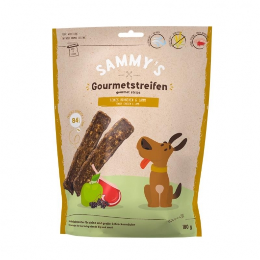 Bosch Sammys Gourmetstreifen Hühnchen & Lamm 180g Bosch Sammys Gourmetstreifen Hühnchen & Lamm 180g